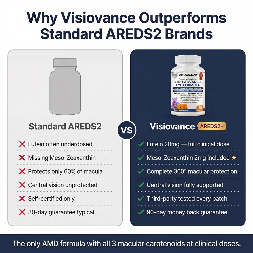 VisioVance 15 en 1 Fórmula avanzada para los ojos